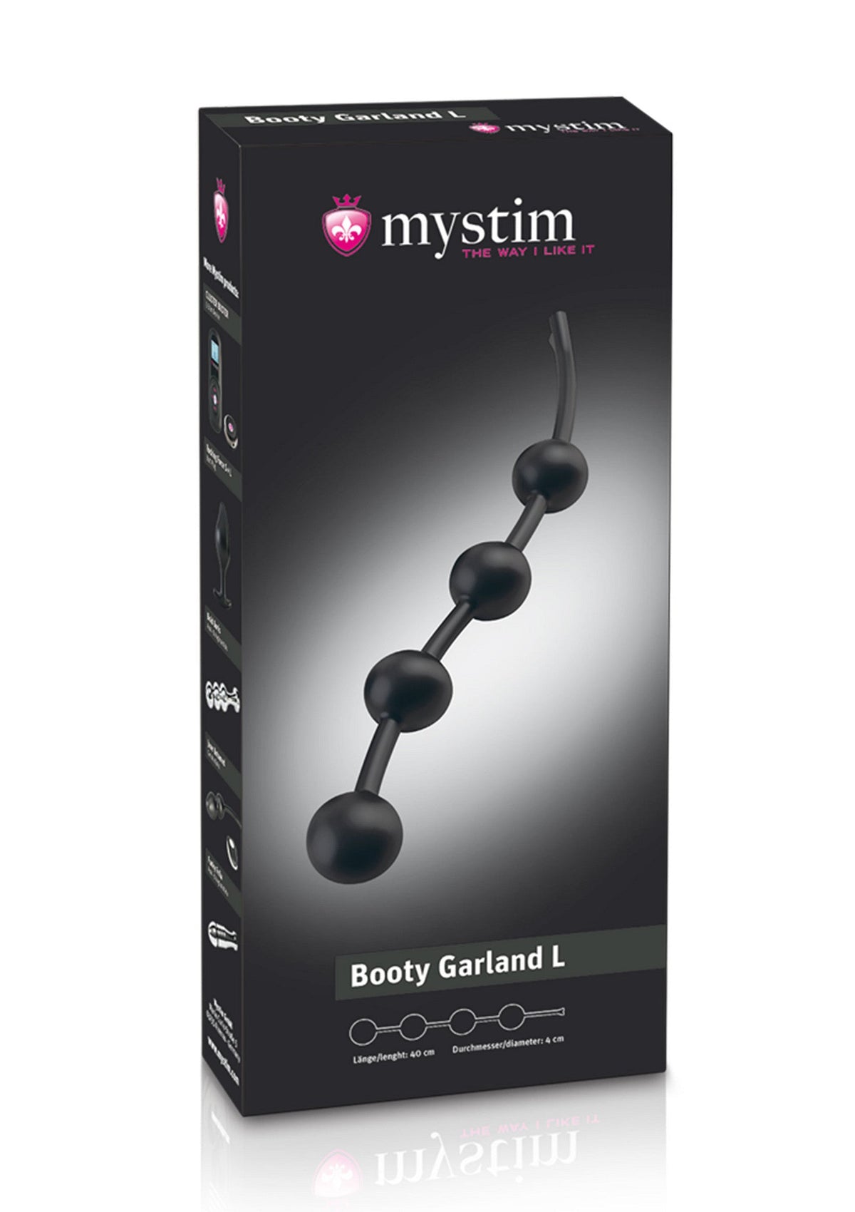 Mainan eStim Anal Mystim - Booty Garland L