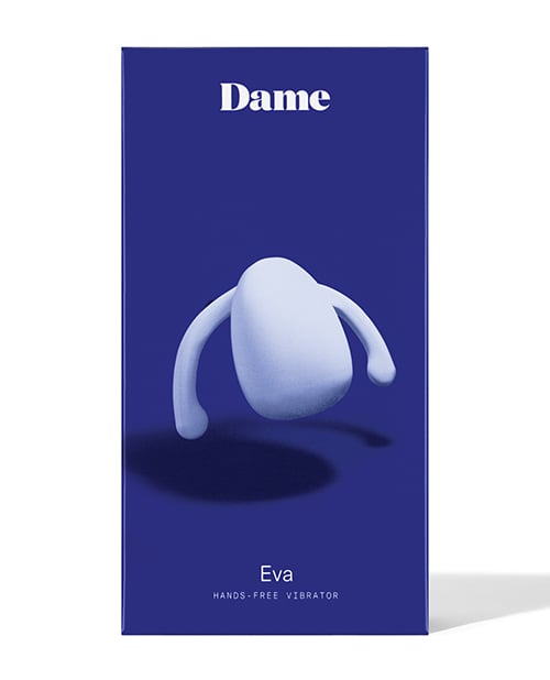 Vibrator Boleh Dipakai Tanpa Tangan untuk Pasangan Dame - Eva (Putih)