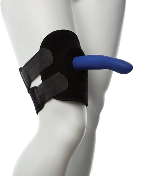 Harness Tali Thigh Rider Berlapik Gender Fluid S-L (Hitam)