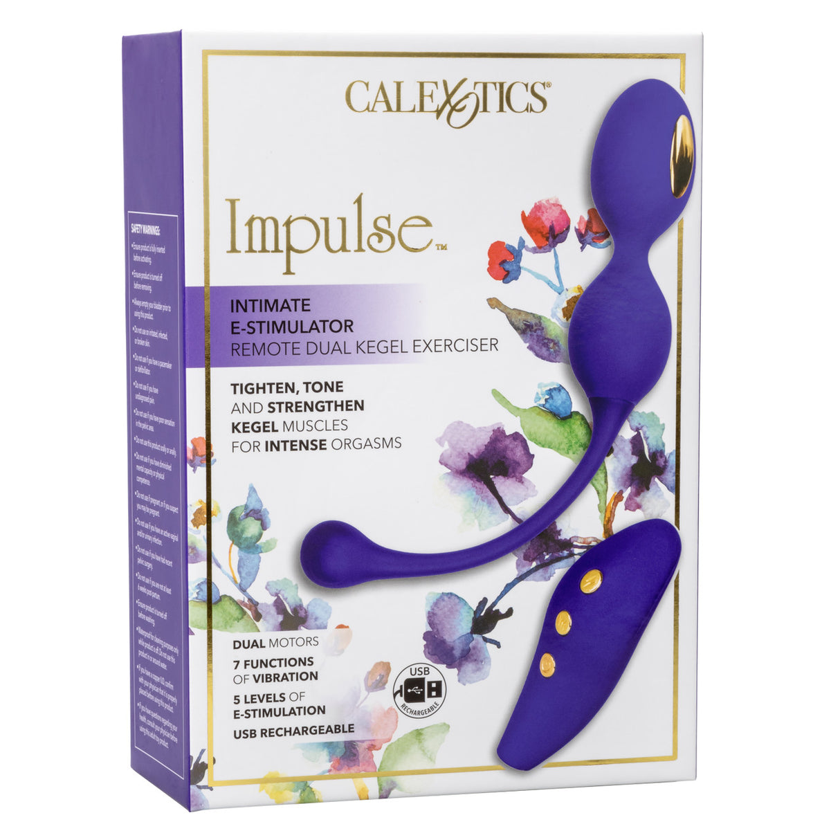 CalExotics - Impulse Remote Dual Kegel eStim Pelatih Lantai Pelvis