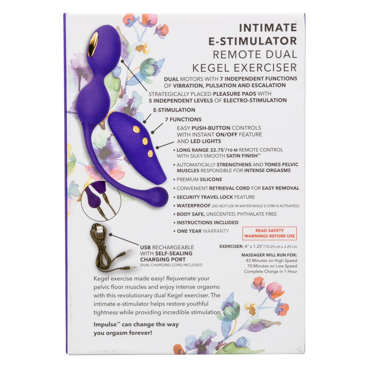 CalExotics - Impulse Remote Dual Kegel eStim Pelatih Lantai Pelvis