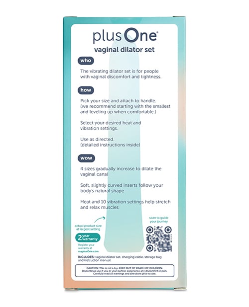 plusOne - 渐进式可充电阴道扩张器套装