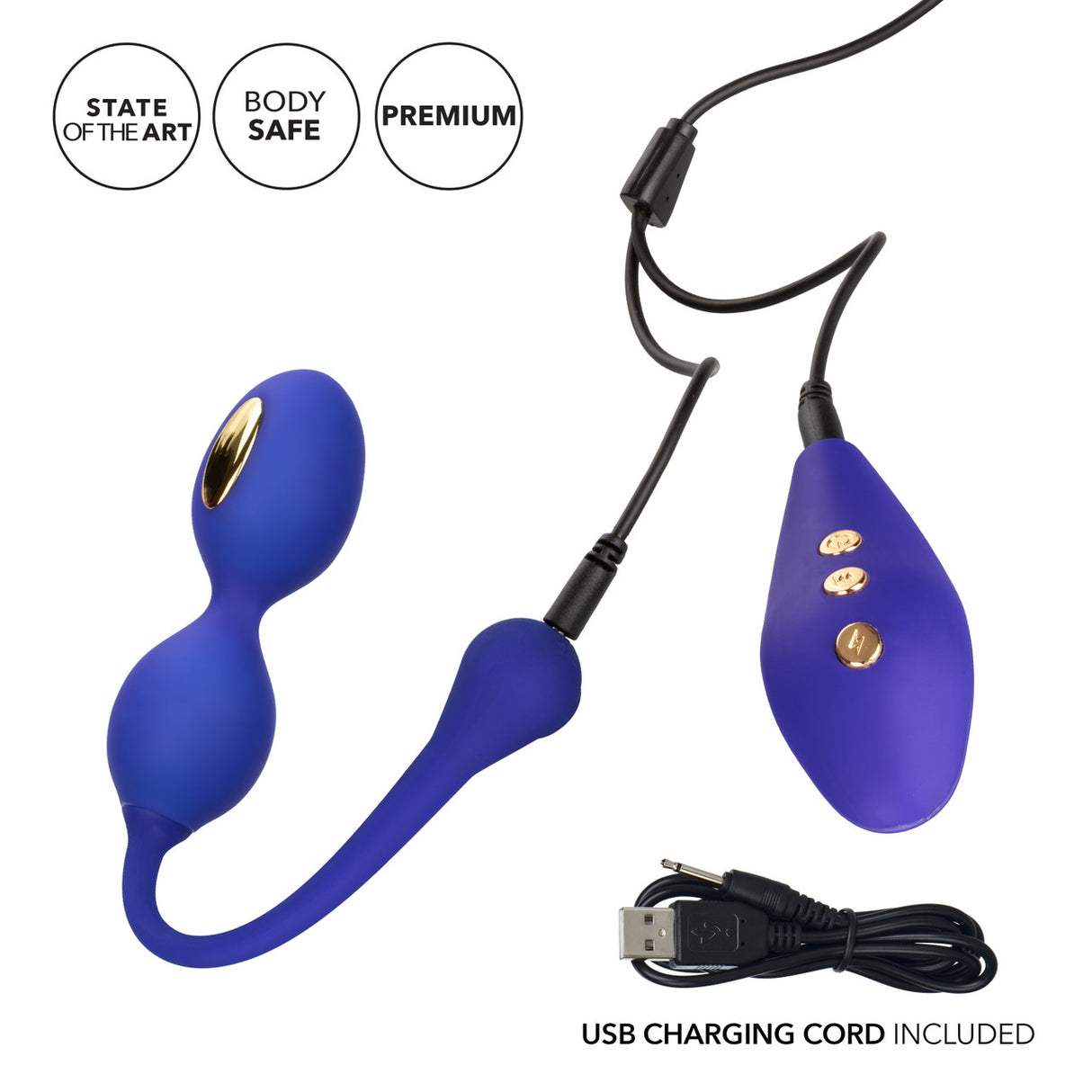 CalExotics - Impulse Remote Dual Kegel eStim Pelatih Lantai Pelvis