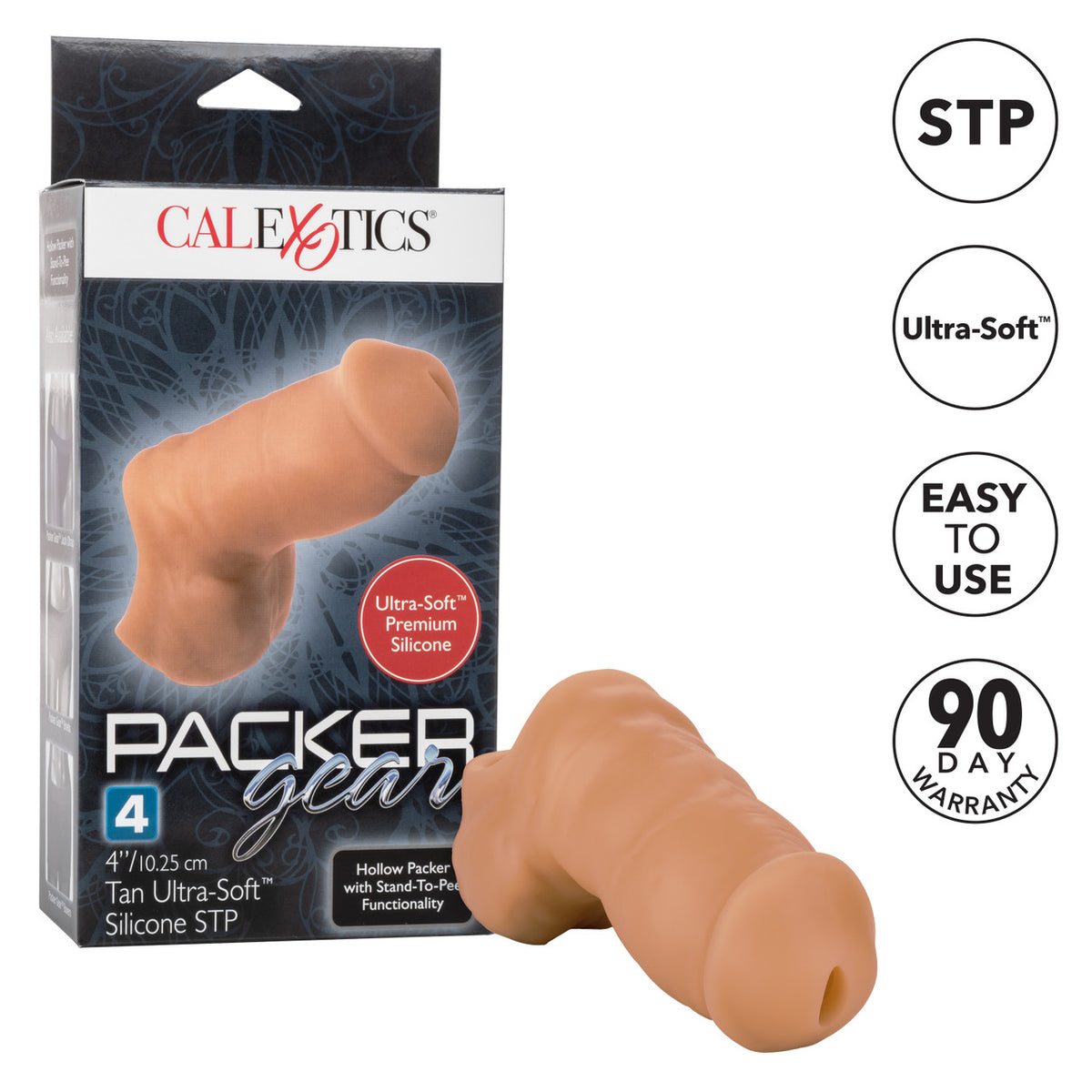 CalExotics - Packer Gear STP Silikon Ultra Lembut 4 Inci