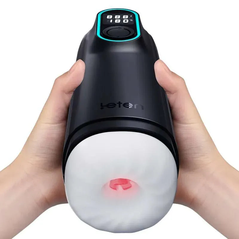 Leten - Black Hole Pro Tornado Automatic Thrusting Masturbator (Black) LET1034 CherryAffairs
