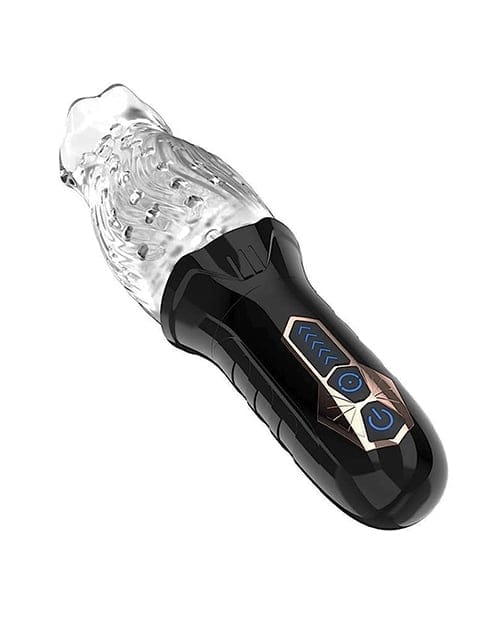 The Male Rose - Gawk Gawk 3000 Rotating Oral Masturbator (Black) TMR1001 CherryAffairs
