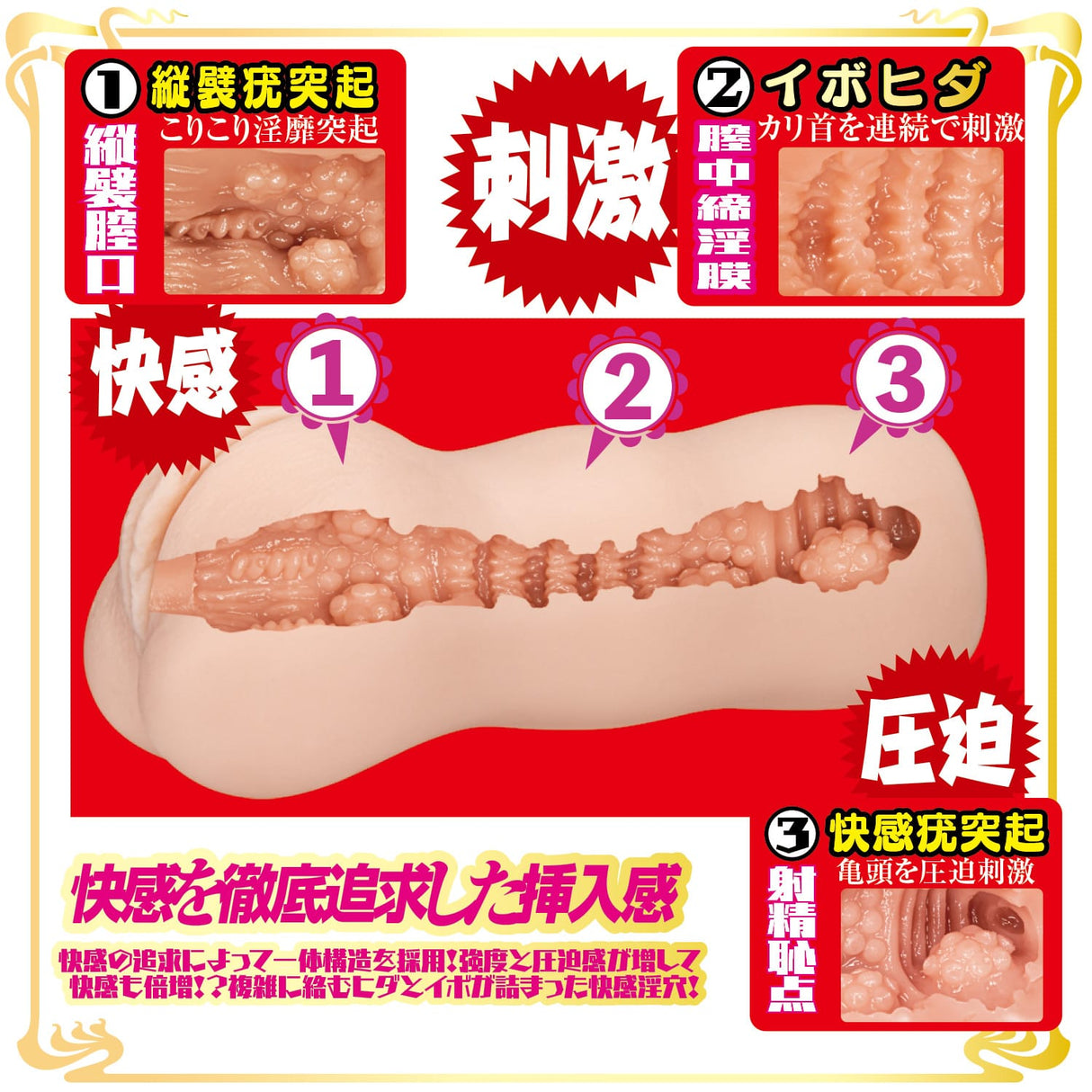 NPG - Yua Secret Club Masturbator Onahole Realistik (Beige)
