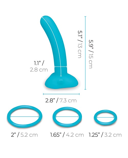 B-Vibe - Every Body Strap-On Harness & Silicone Dildo Set (Beige) - Beige / 15.2 cm