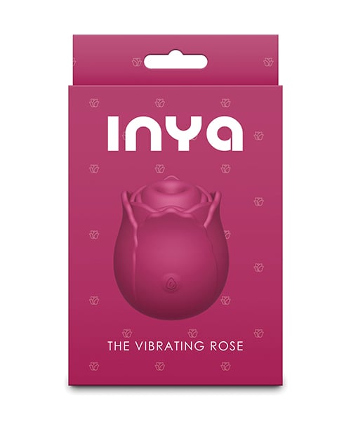 NS Novelties - INYA Rose Rechargeable Clitoral Vibrator (Red) - Red