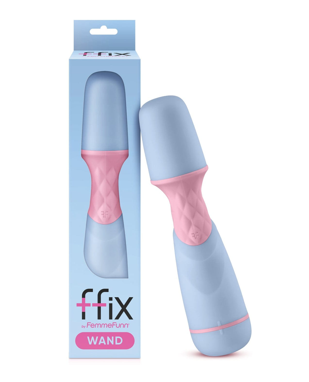 Femme Funn - Ffix Mini Wand Massager (Blue) FEF1006 CherryAffairs