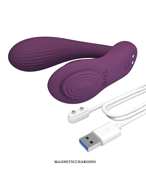 Pretty Love - Franz Magnetic App-Controlled Panty Vibrator (Purple) - Purple
