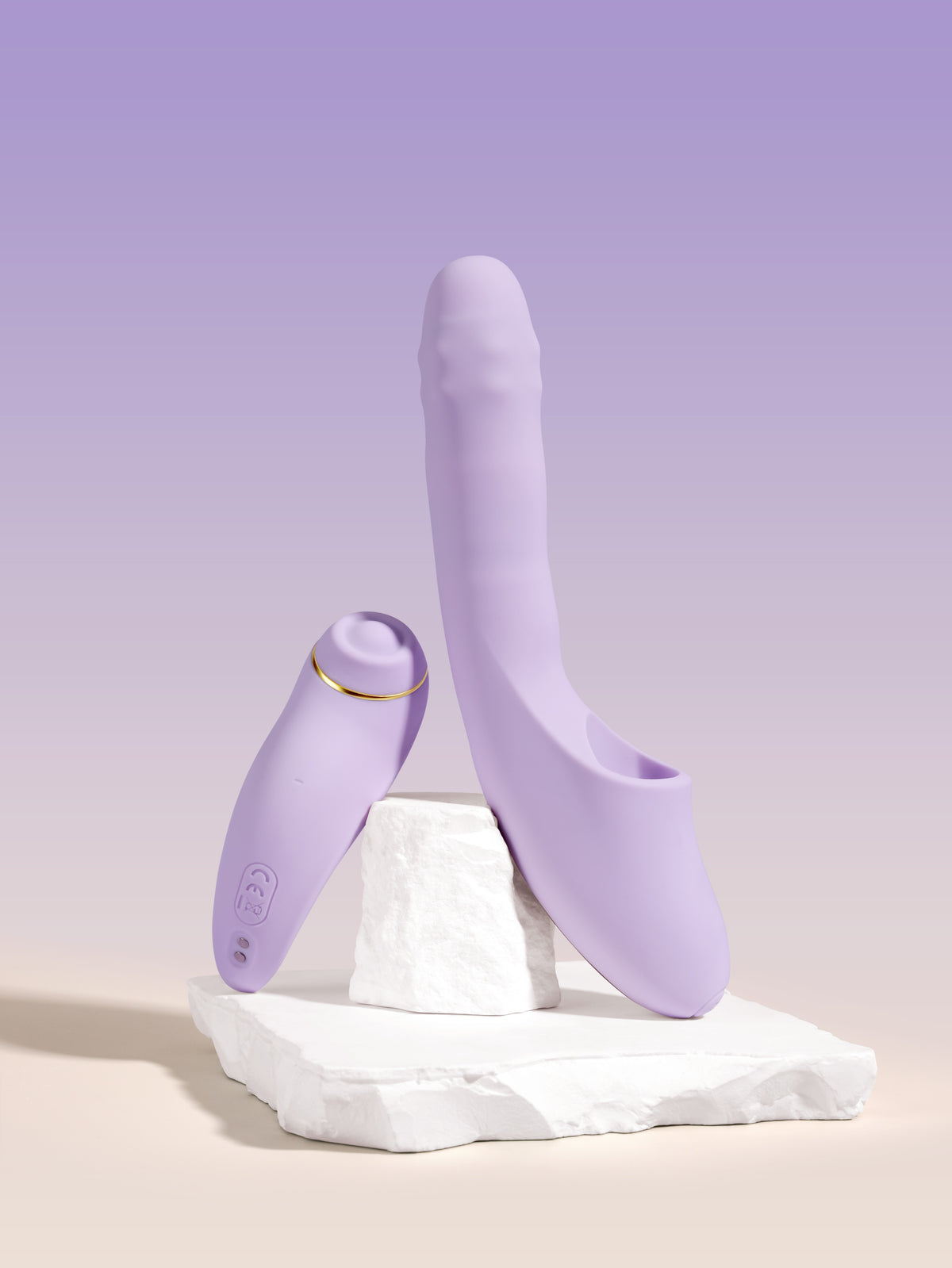Svakom - DuoGlow App-Controlled Thrusting Beaded G-Spot Vibrator Set