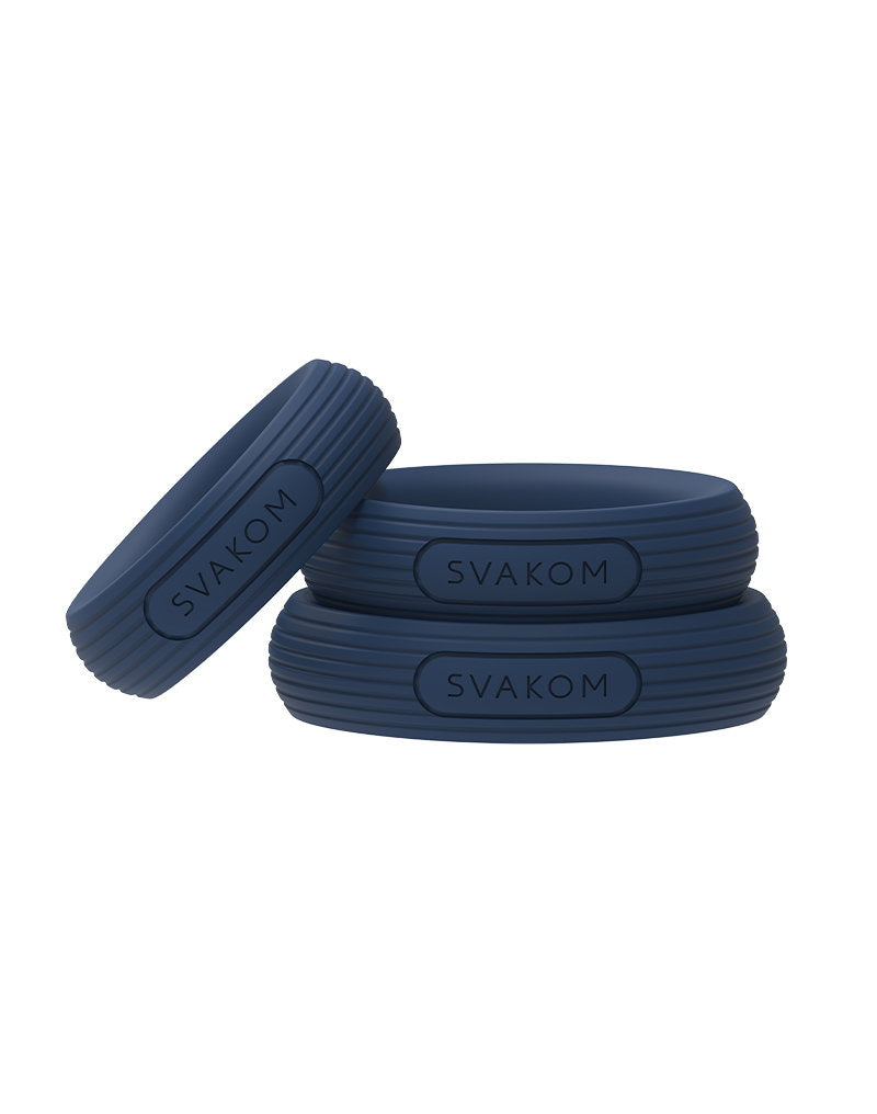Svakom - Triooo Silicone Cock Ring Set of 3