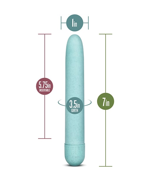 Blush Novelties - Gaia Biodegradable Vibrator - Blue