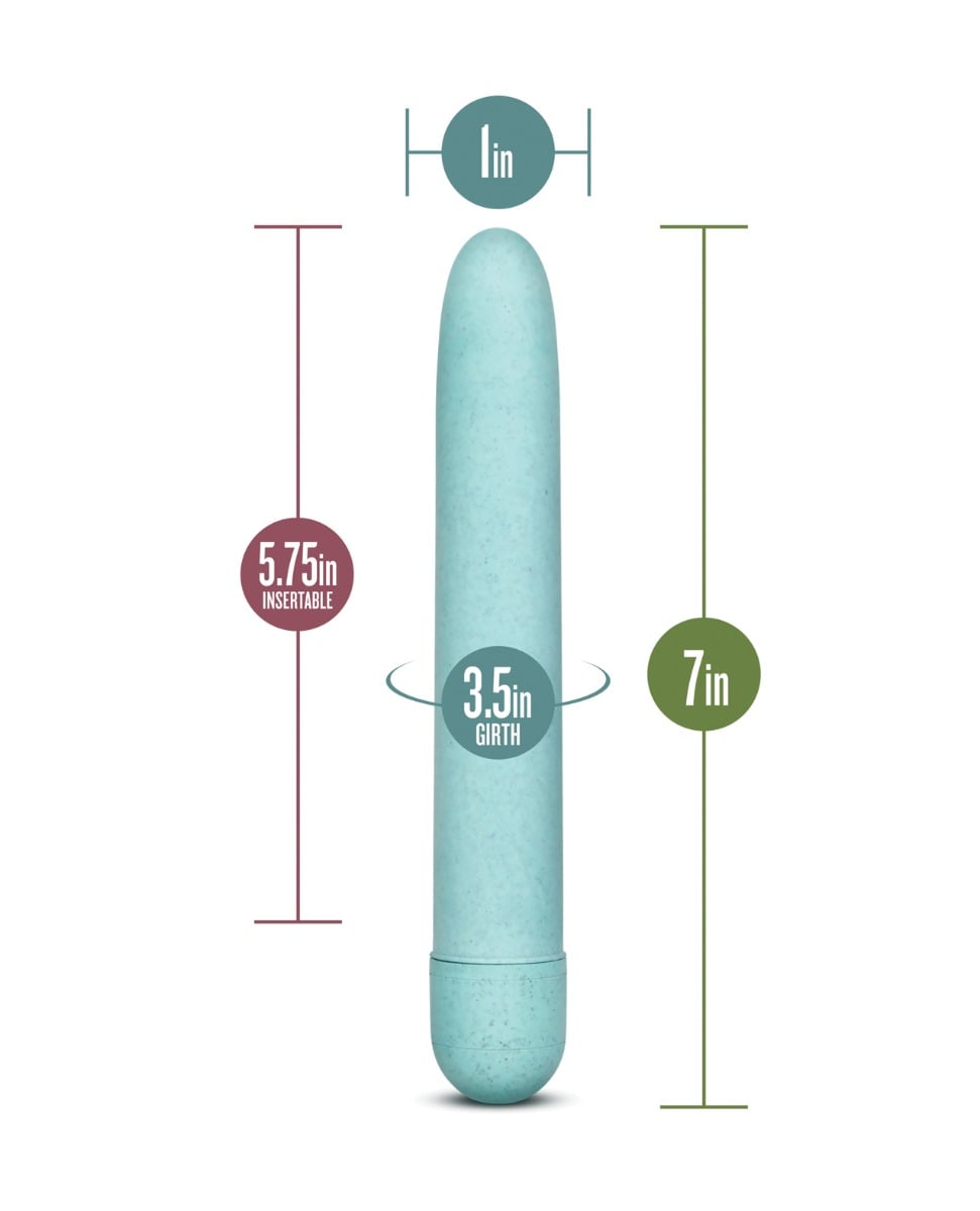Blush Novelties - Gaia Biodegradable Vibrator - Blue