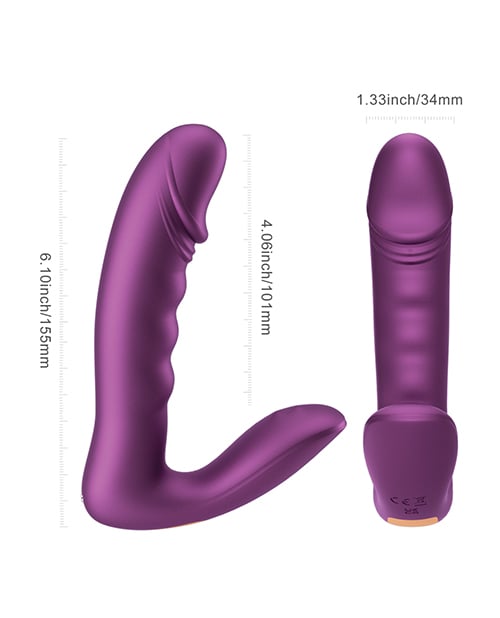 Honey Play Box - RORA 2 App-Controlled Rotating Rabbit Vibrator (Purple) - Purple