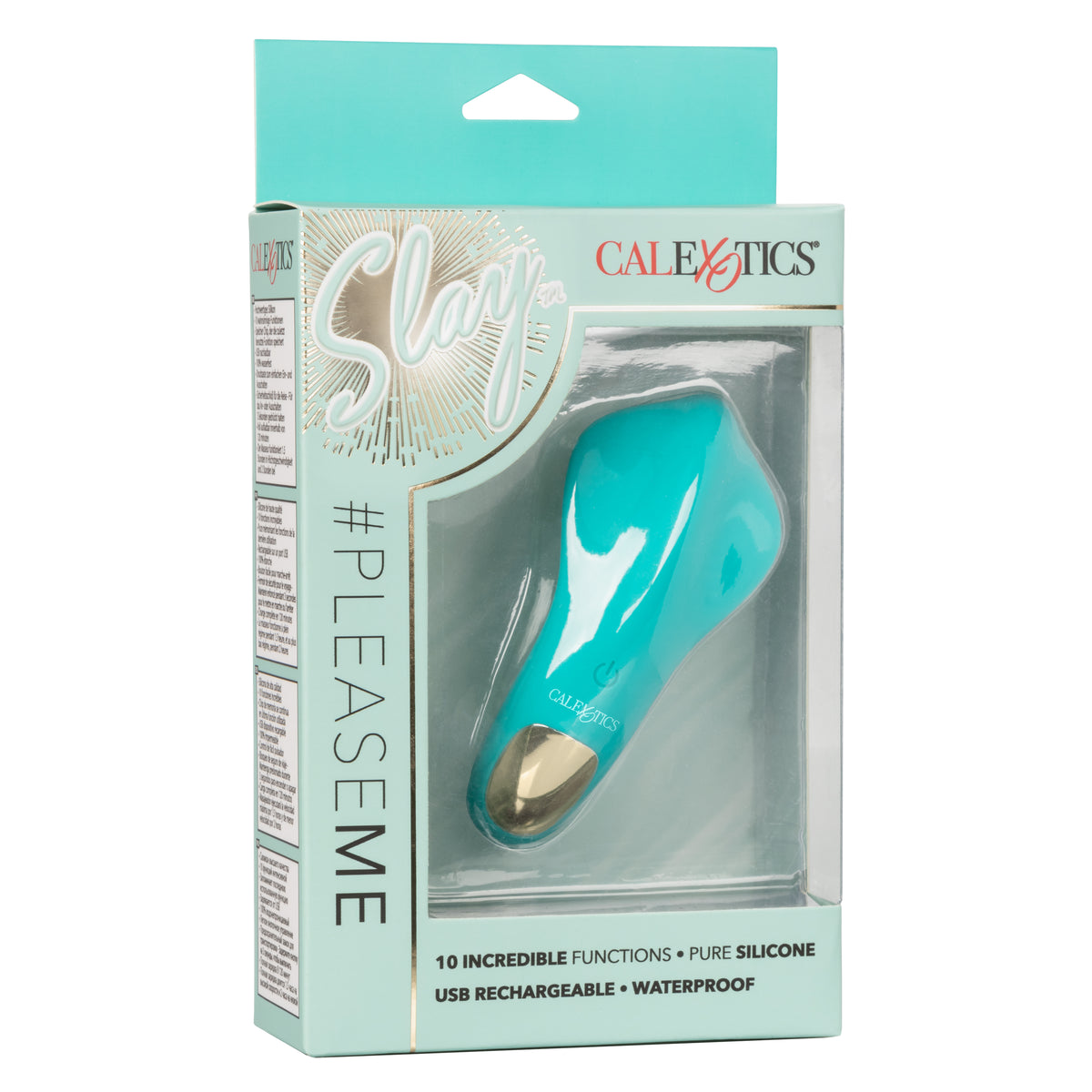 CalExotics - Slay #PleaseMe Rechargeable Clitoral Vibrator (Green) - Green