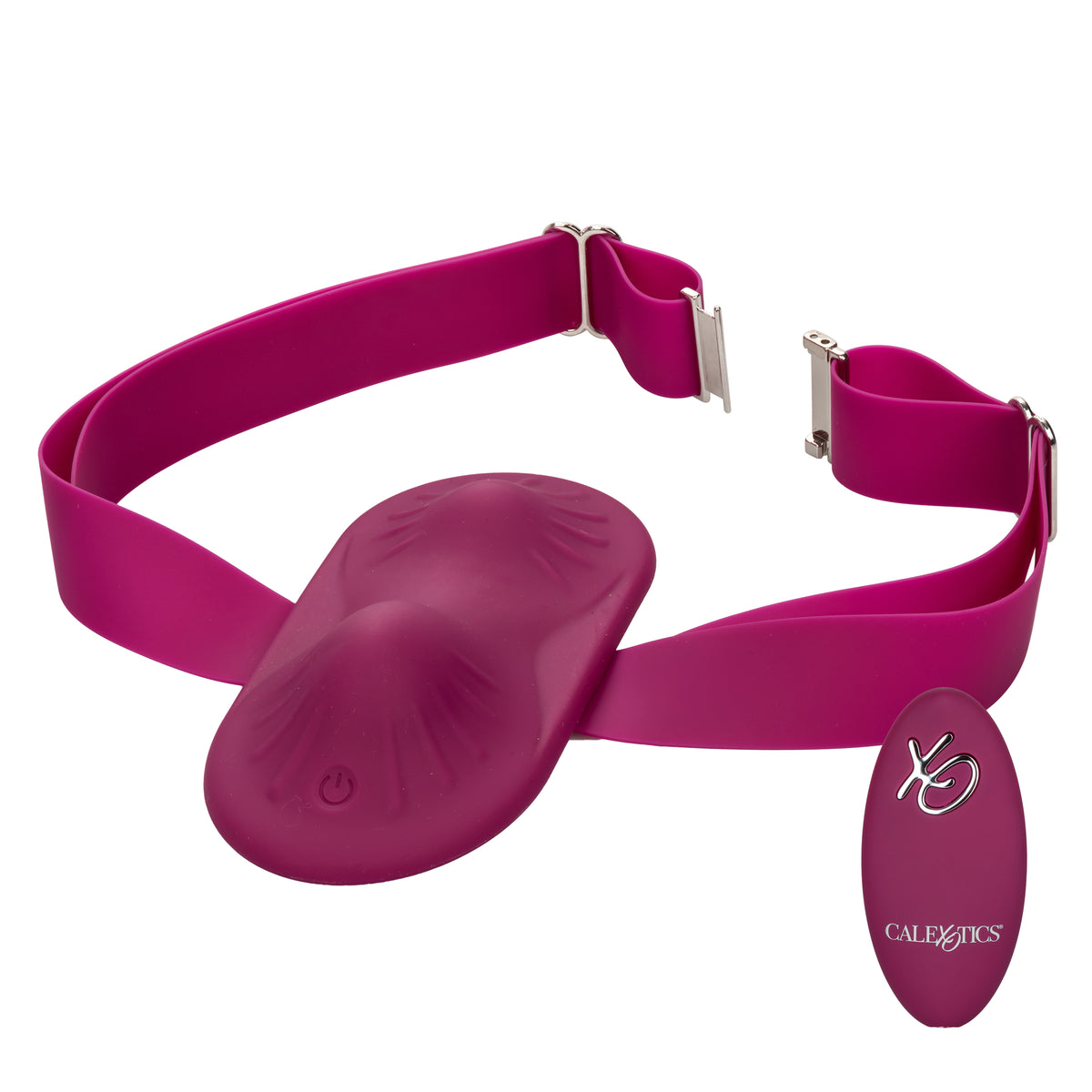 CalExotics - Dual Rider Remote-Control Wearable Couples Vibrator (Red) - Red