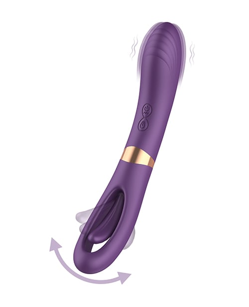 Secwell - Lisa Flicking G-Spot Vibrator (Purple) SEC1004 CherryAffairs