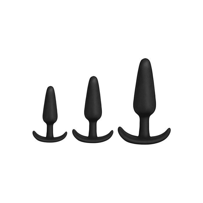 Doc Johnson - Mood Naughty 1 Anal Trainer Set of 3 (Black) - Black
