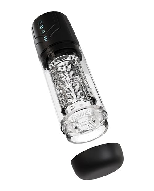 Blush Novelties - M for Men Whirlwind Pro Automatic Masturbator (Black) - Black
