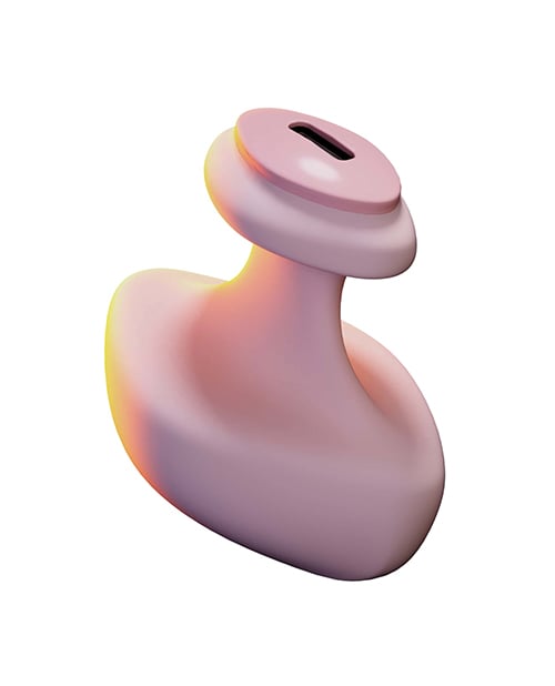 Dame - Fin 2.0 Rechargeable Finger Vibrator (Pink) - Pink