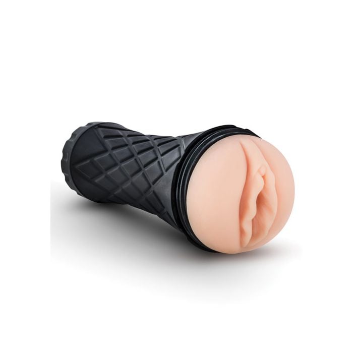 Blush Novelties - M for Men The Torch Realistic Vagina Masturbator (Beige) - Beige