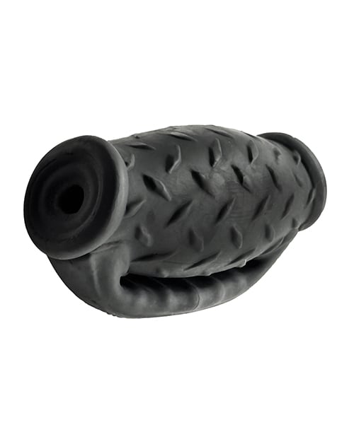 Oxballs - MasterJack Double-Penetration Masturbator (Black) - Black
