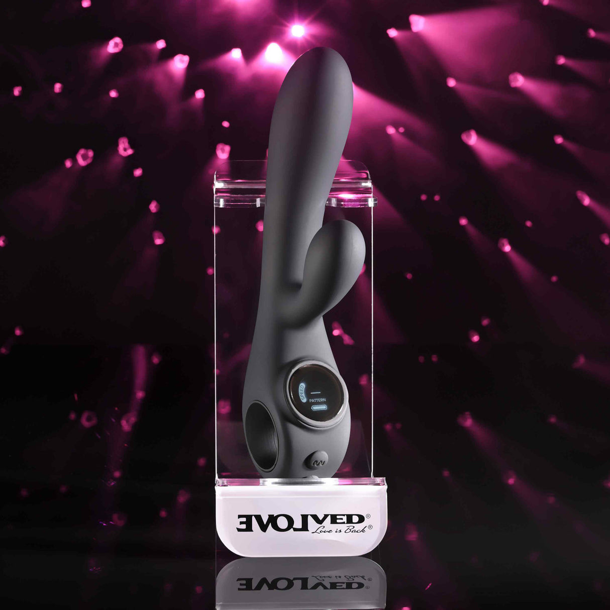 Evolved - Black Magic 可充电双重刺激振动器(黑色)