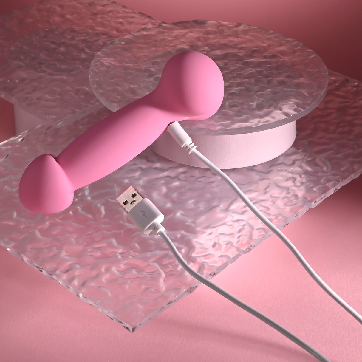 SELOPA - A Bit Nutty Rechargeable Realistic Dildo Vibrator (Pink)
