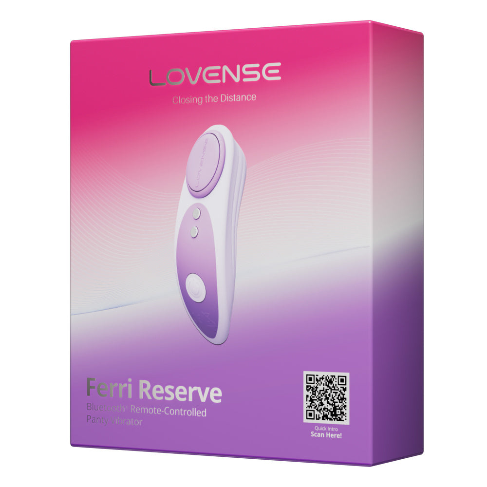 Lovense - Penggetar Pantri Ferri Reserve Kawalan Aplikasi (Ungu)