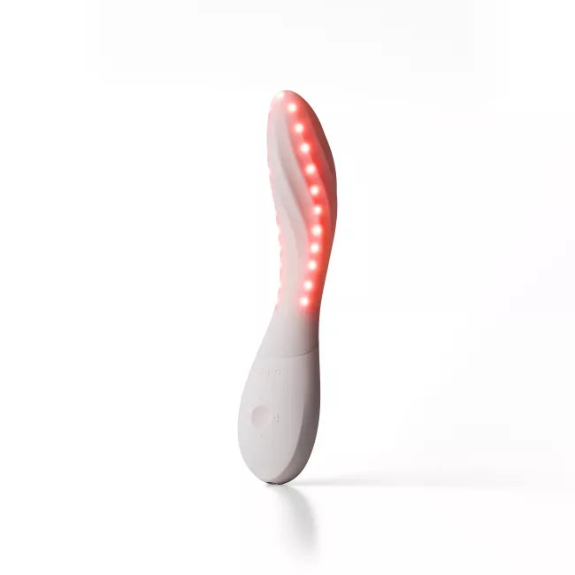 LELO - Mona Spectra Penggetar Titik G dengan Kawalan Aplikasi, Cahaya Merah (Putih)