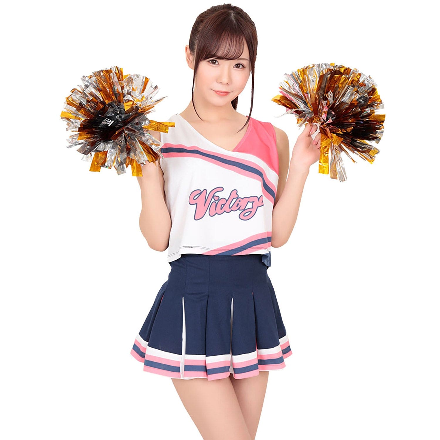 A&T - Lovely Cheerleader Costume (Multi Colour) CherryAffairs