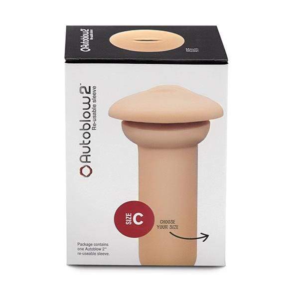 ๐ Autoblow - 2 Plus XT Sleeve Vagina and Mouth Orifice (Beige) (100% off) AB1011 CherryAffairs