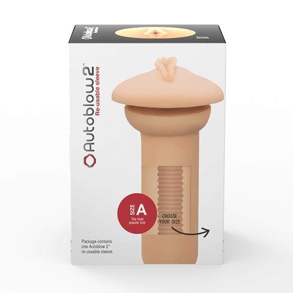 ๐ Autoblow - 2 Plus XT Sleeve Vagina and Mouth Orifice (Beige) (100% off) AB1021 CherryAffairs