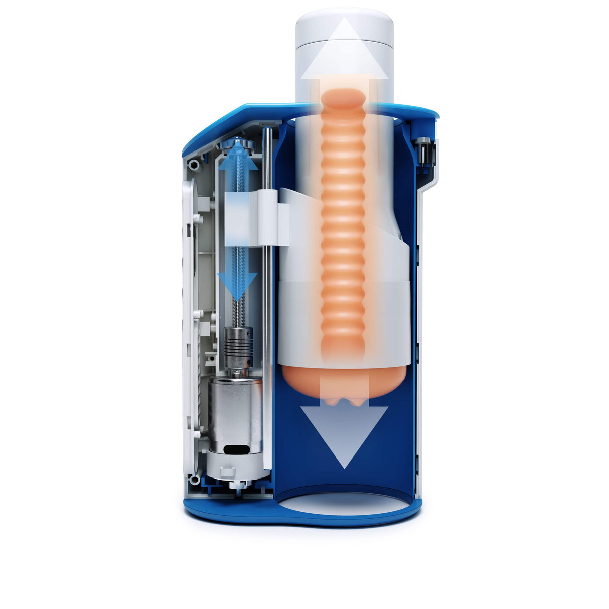 Autoblow - AI Ultra Machine Hands Free Masturbator (White) AB1025 CherryAffairs