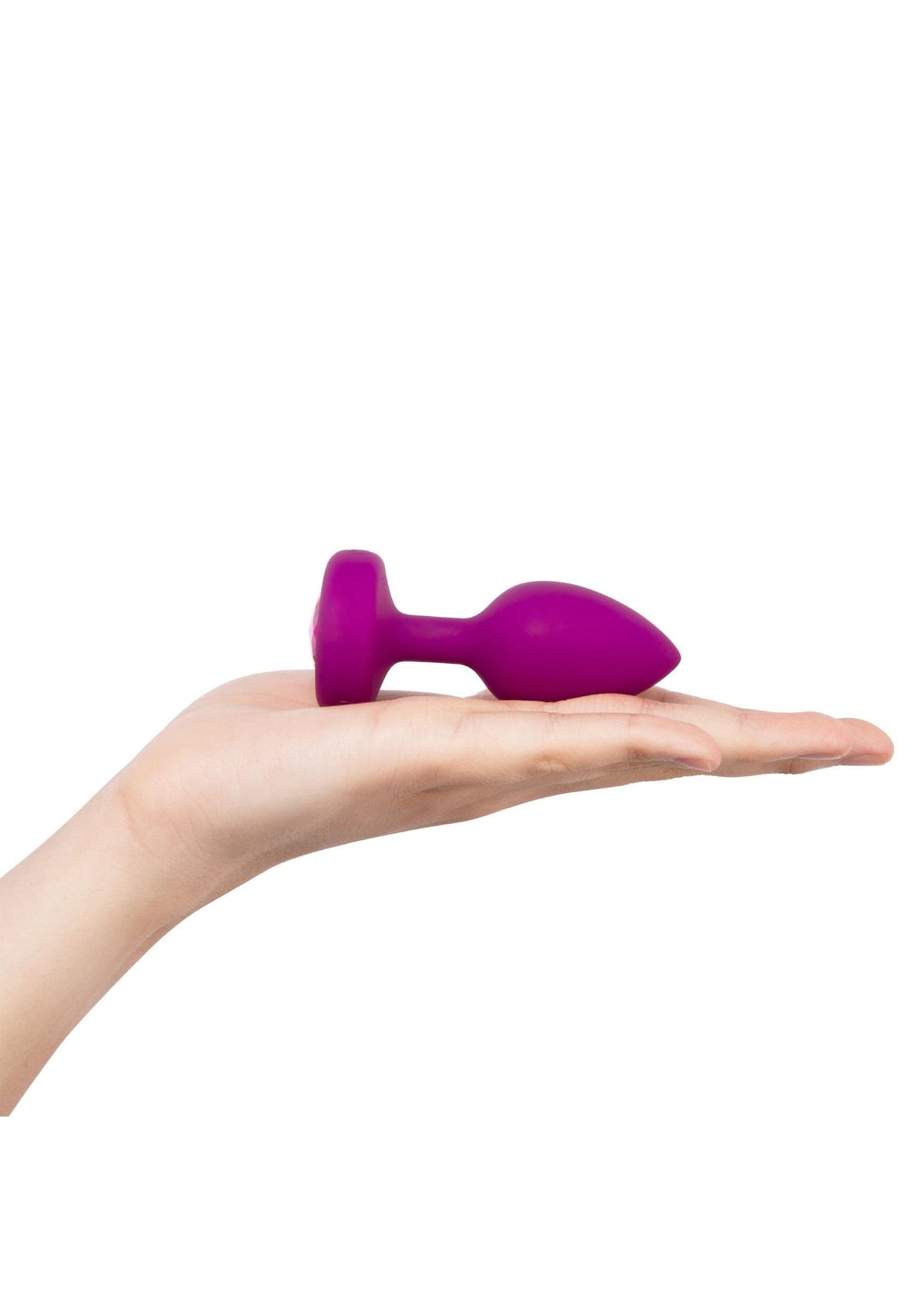 B-Vibe - Rechargeable Vibrating Jewel Anal Plug S/M (Pink) BV1026 CherryAffairs