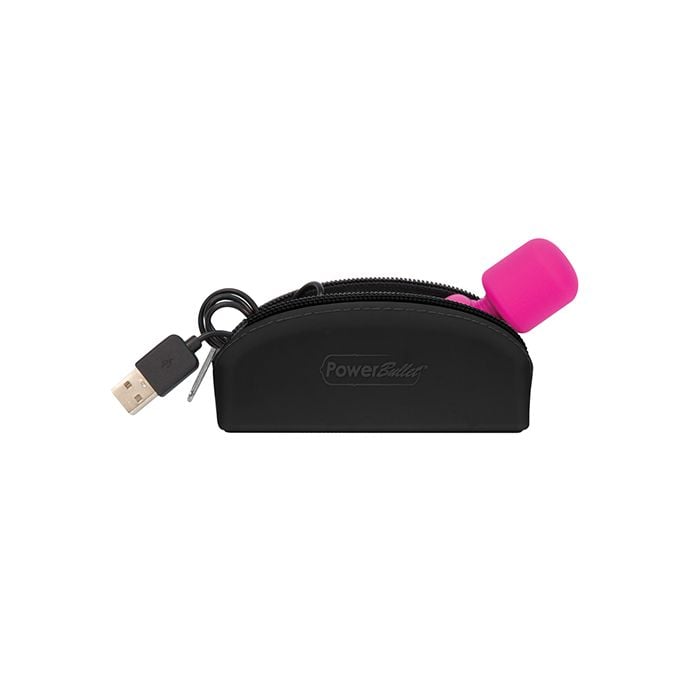 BMS Factory - PalmPower Pocket Rechargeable Mini Wand Vibrator (Pink) – product view 4