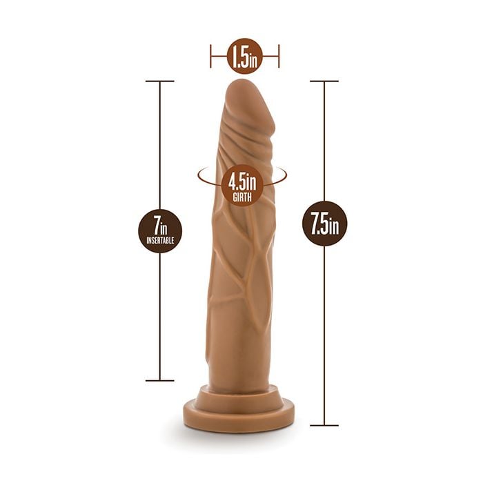 Blush Novelties - Dr Skin Realistic Suction Cup Basic Dildo – product view 4