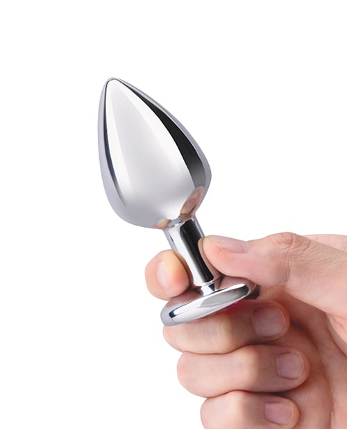 B-Vibe - Jewel Heart Metal Anal Plug Training Set (Silver) – product view 4