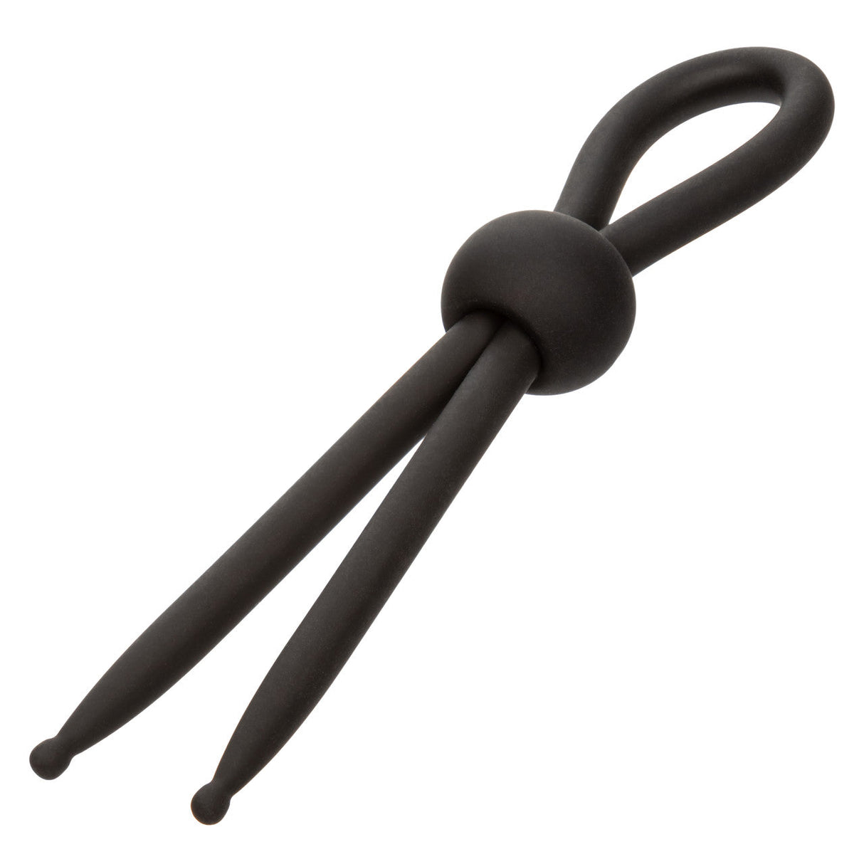 CalExotics - Alpha Liquid Silicone Adjustable Lasso Cock Ring (Black) – product view 9