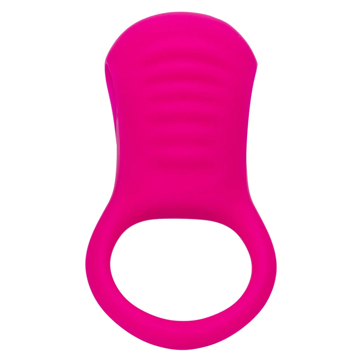 CalExotics - Basic Essentials Rechargeable Ridge Rider Cock Ring (Pink) – product view 10