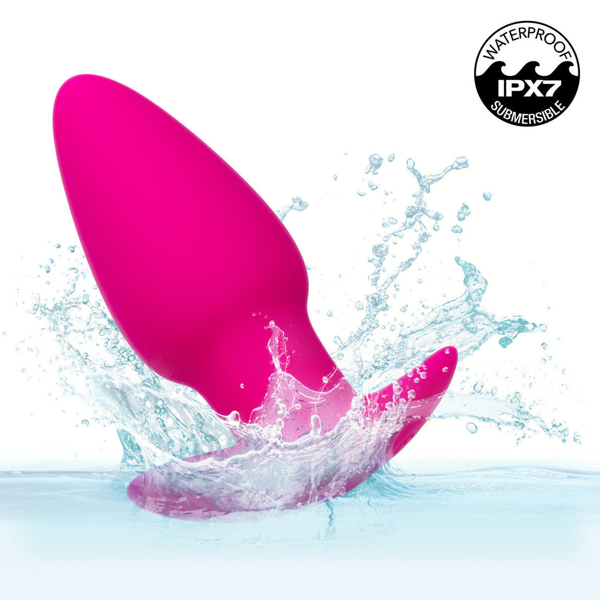 CalExotics - Basic Essentials Rechargeable Tapered Vibrating Probe (Pink) – product view 8