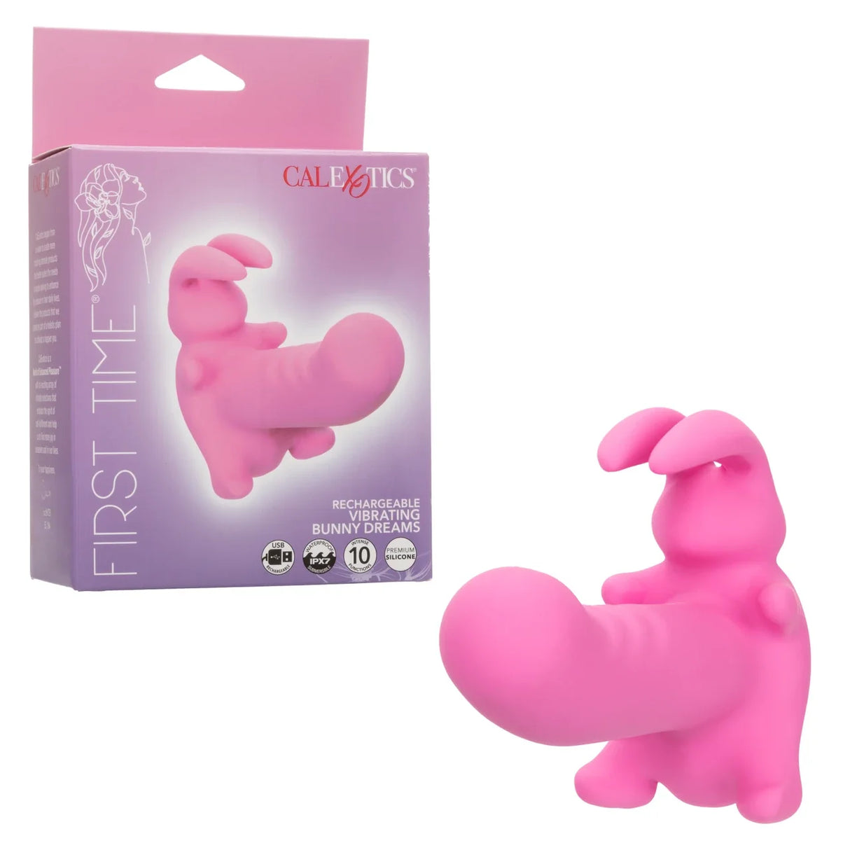 CalExotics - First Time Rechargeable Vibrating Bunny Dreams (Pink) – product image