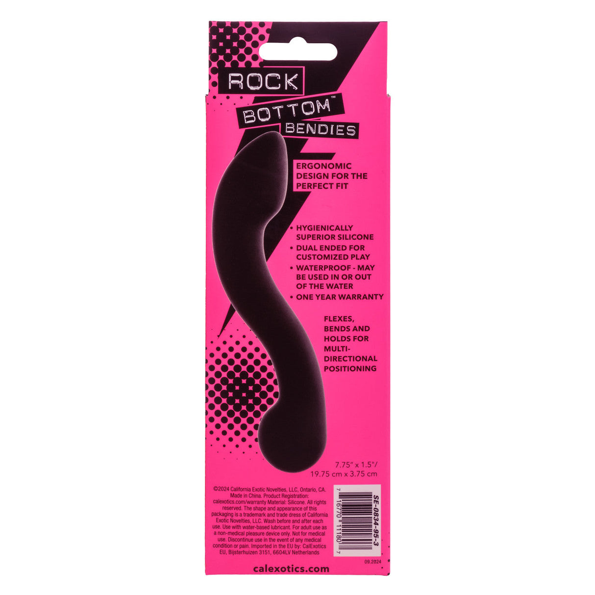 CalExotics - Rock Bottom Bendies Ecsta Flex Flexible Silicone Prostate Probes – product view 5