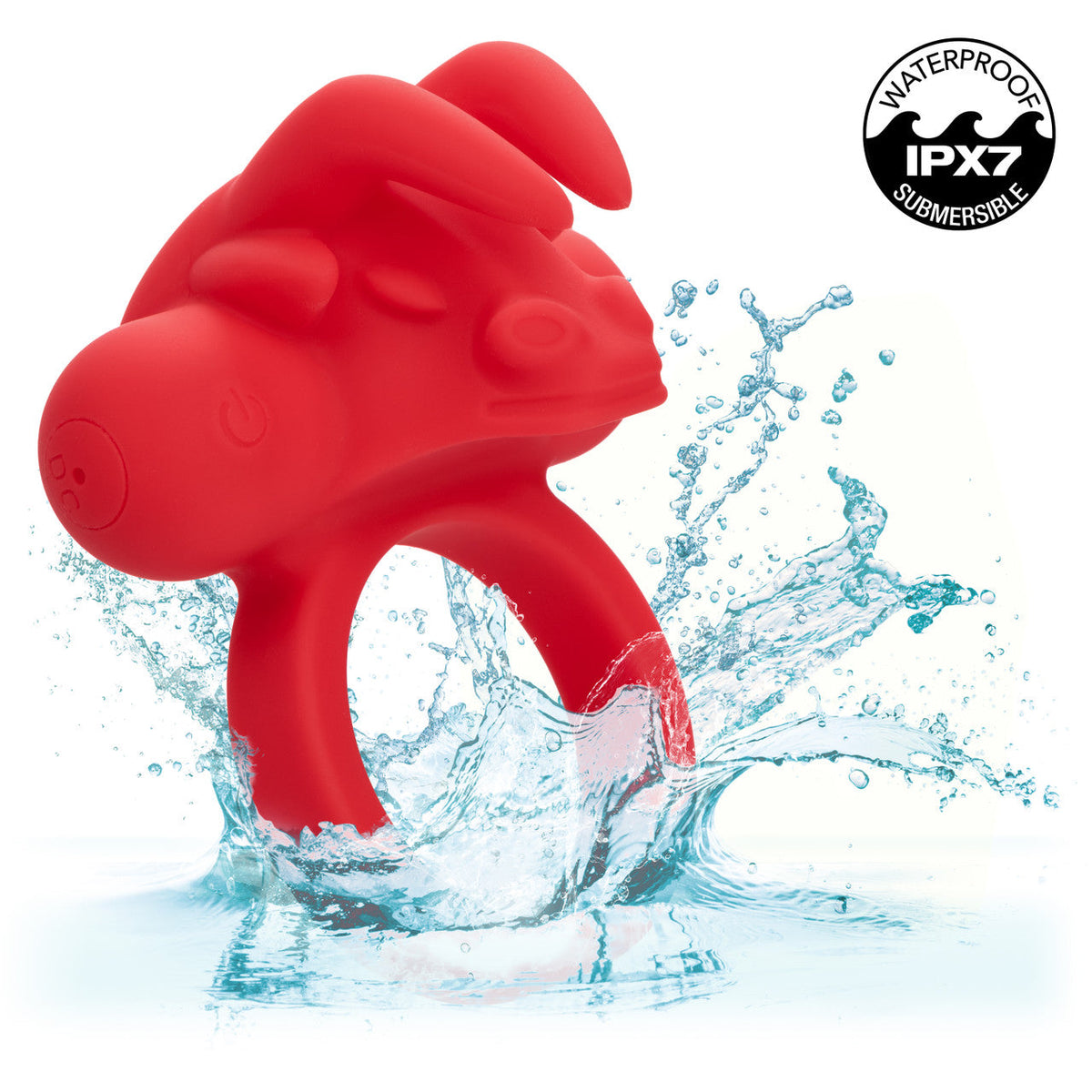 CalExotics - Rechargeable Matador Triple-Stimulation Cock Ring (Red) – product view 9