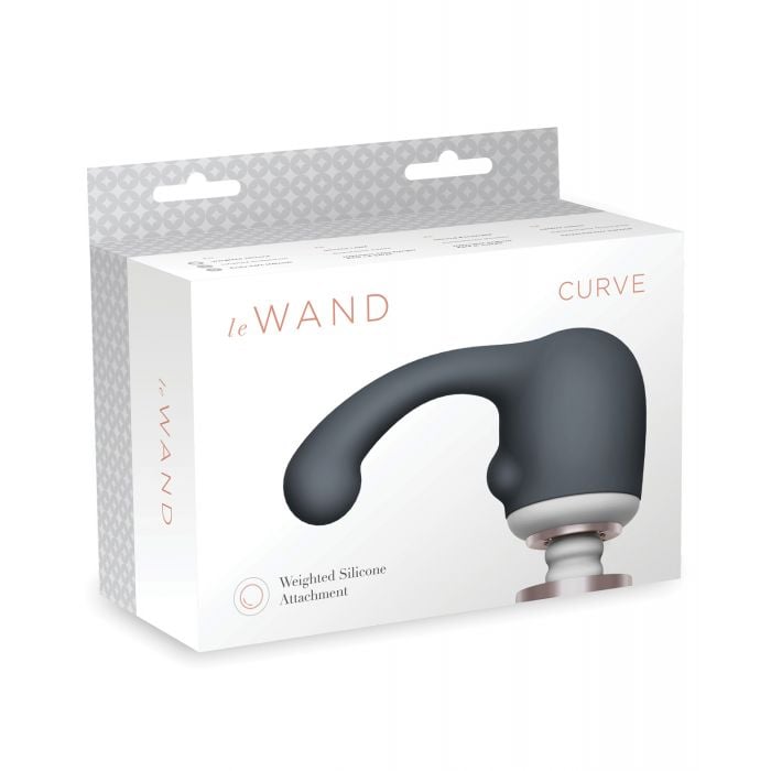 Le Wand - Curve Silicone G Spot Wand Attachment (White) – product image