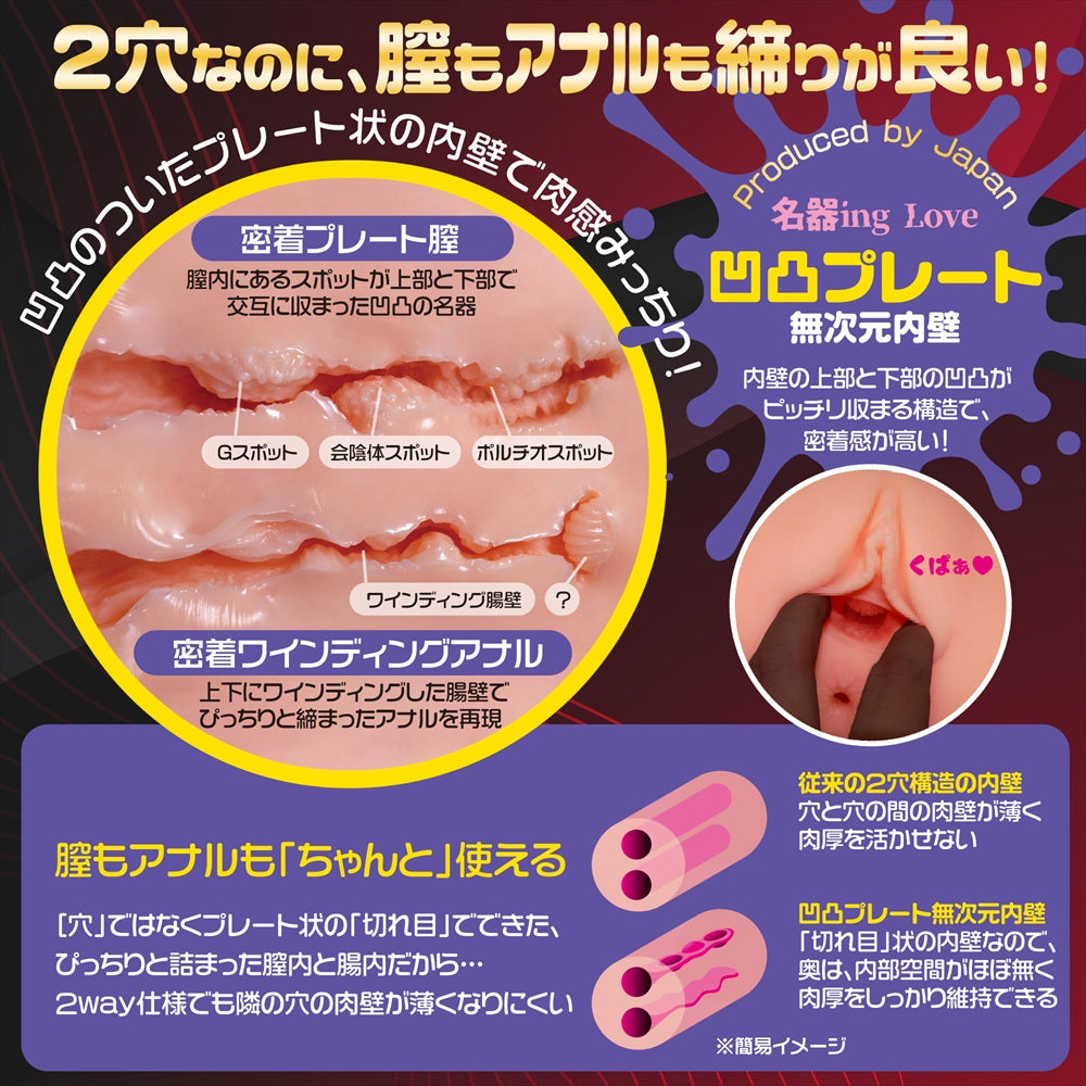 Magic Eyes - Aibu-ing Tsubaki Mizuno Dual Channel Torso Onahole – product view 7