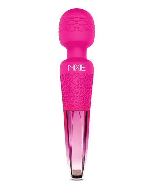 Global Novelties - Nixie Rechargeable Silicone Wand Vibrator (Pink) OT1312 CherryAffairs