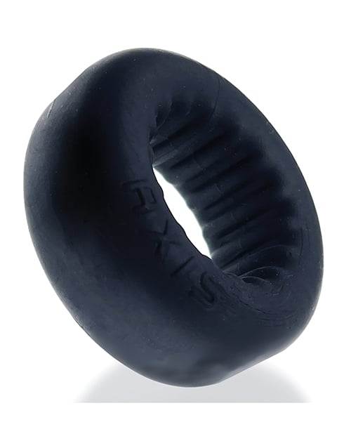 Oxballs - Axis Rib-Grip Stretch Cock Ring (Black) – product view 2